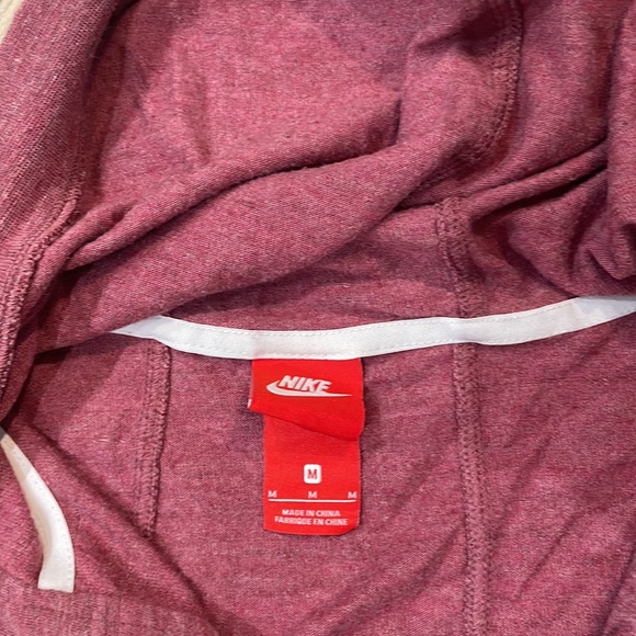 Pink Nike zip up sweater, size M - Picture 3 of 3
